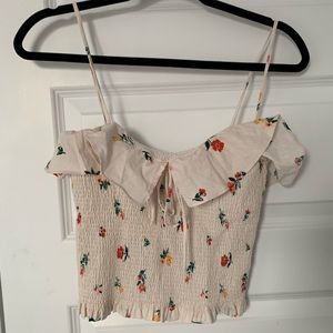 Zara Floral top (NWOT)